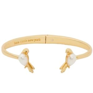 Kate Spade Spring Scene Bird Cuff Bracelet NWT